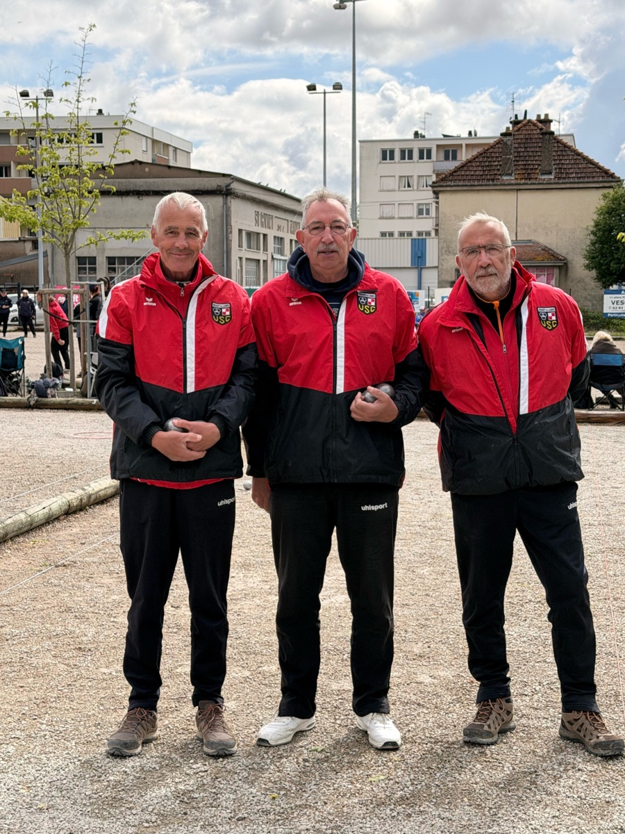 Championnat Régional Triplette Senior Masculin à VESOUL le 14 mai