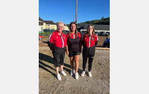 Championnat Régional triplette féminin à SALINS LES BAINS