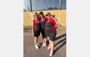 Championnat départemental triplette féminin 