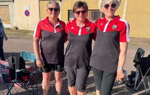 Championnat Départemental Triplette Féminin
