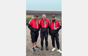 Championnat Départemental Triplette Masculin à Saulieu