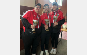 Finalistes Championnat triplette féminin