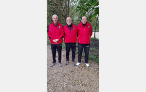 Championnat départemental Triplette senior masculin