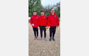 Championnat départemental  triplette senior masculin