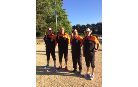 Championnat de France Triplette Vétéran à Charnay les Macon 