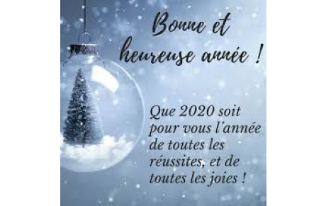 Meilleurs voeux 2020