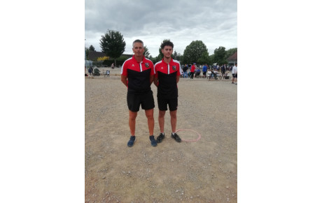 Championnat régional doublette senior masculin à St Marcel