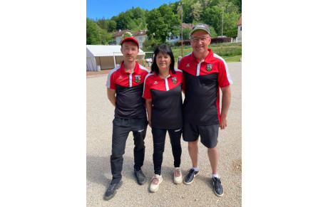 Championnat Régional triplette mixte à Salins les bains