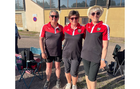 Championnat Départemental Triplette Féminin
