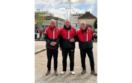 Championnat Régional Triplette Senior Masculin à VESOUL le 14 mai