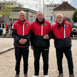Championnat Régional Triplette Senior Masculin à VESOUL le 14 mai